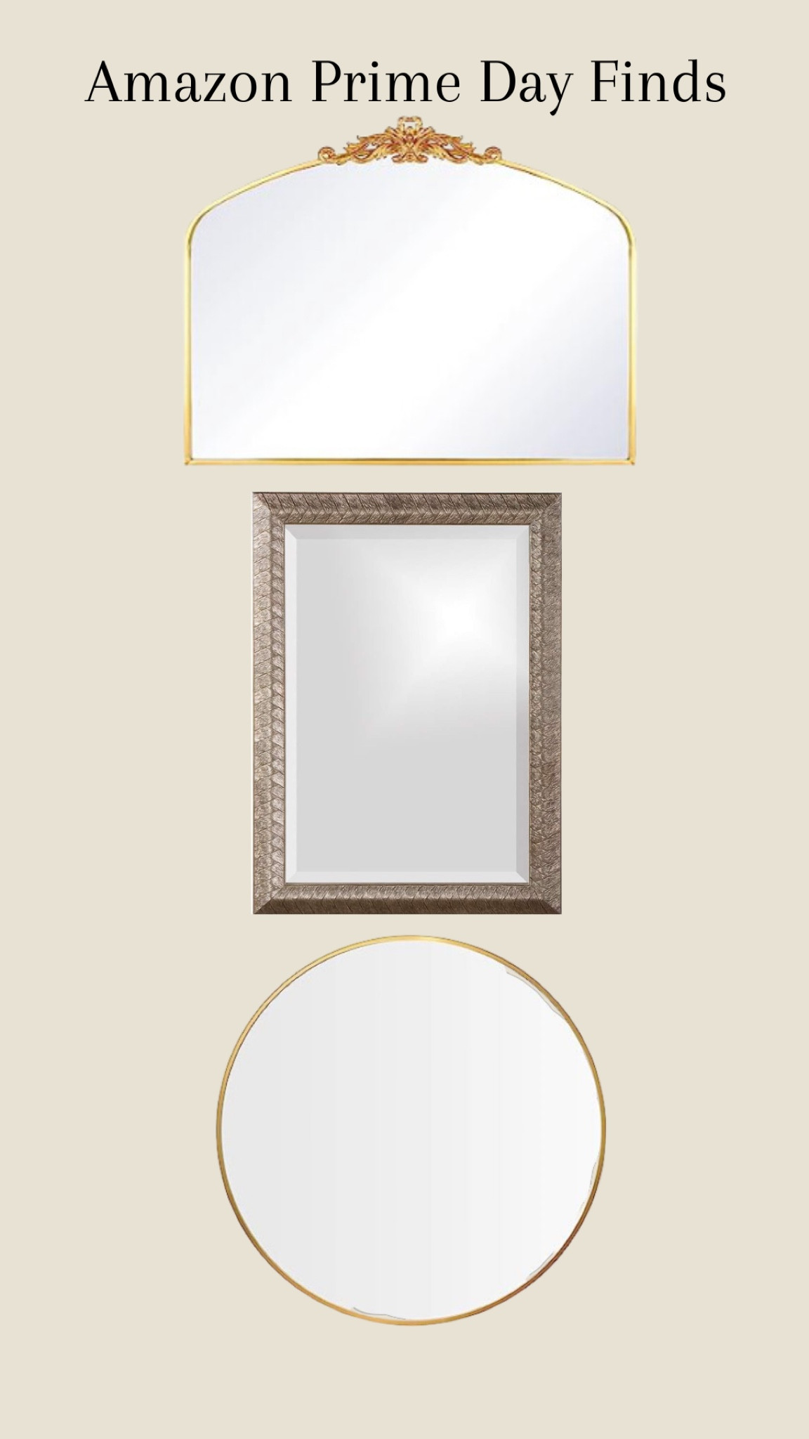 Amazon Prime Day Mirrors #amazon #primeday #mirrors #homedecor

#LTKstyletip #LTKxPrimeDay #LTKhome