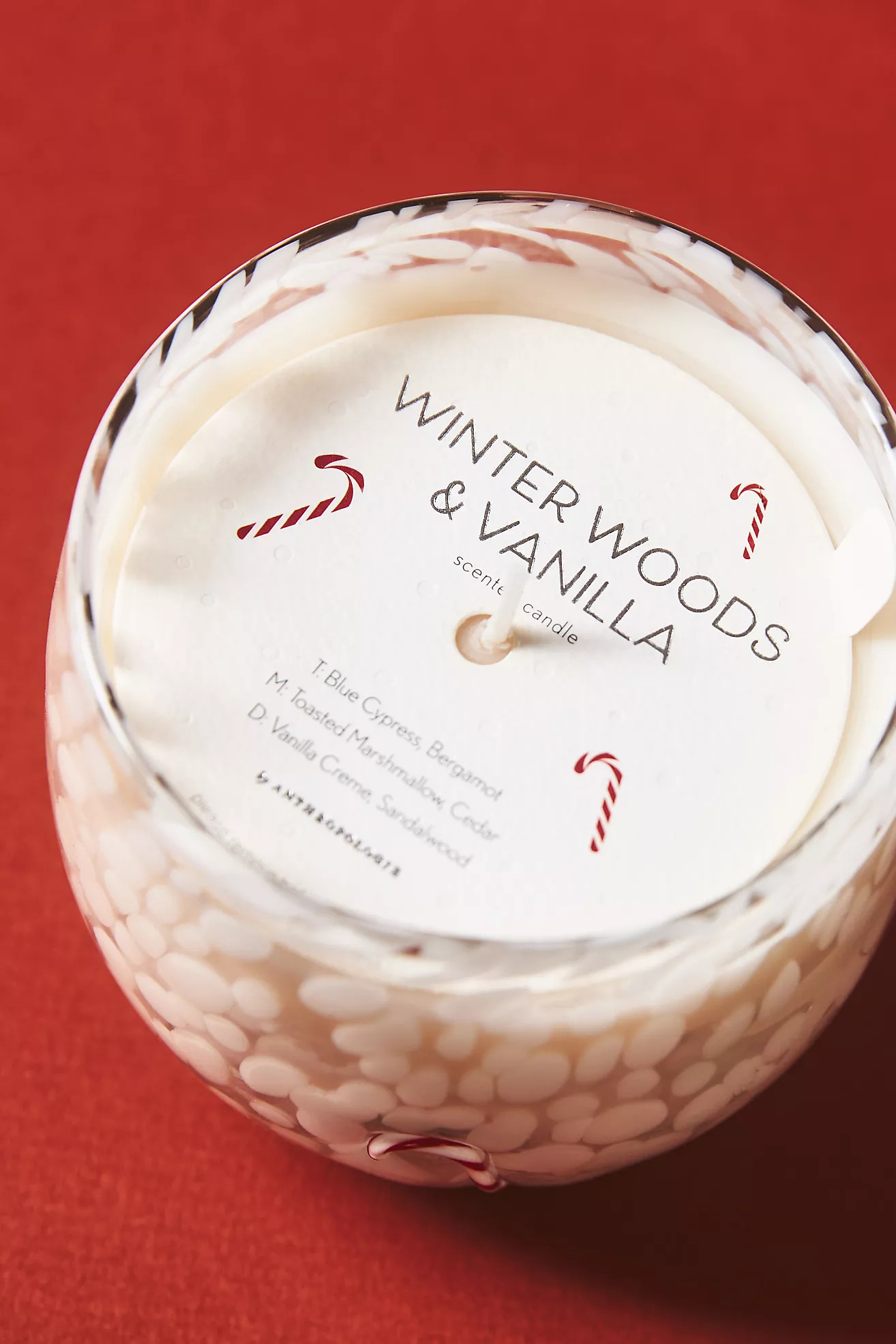 Icon Woody Winter Woods & Vanilla Glass Candle | Anthropologie (US)