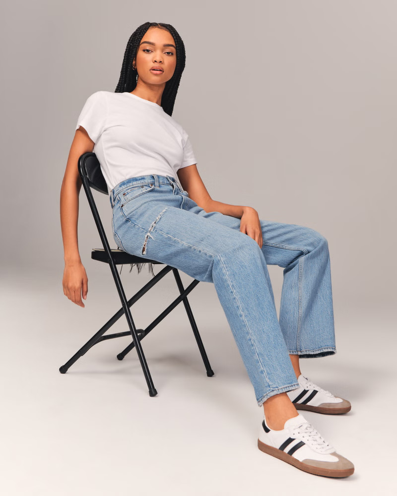 Mid Rise Baggy Jean | Abercrombie & Fitch (US)