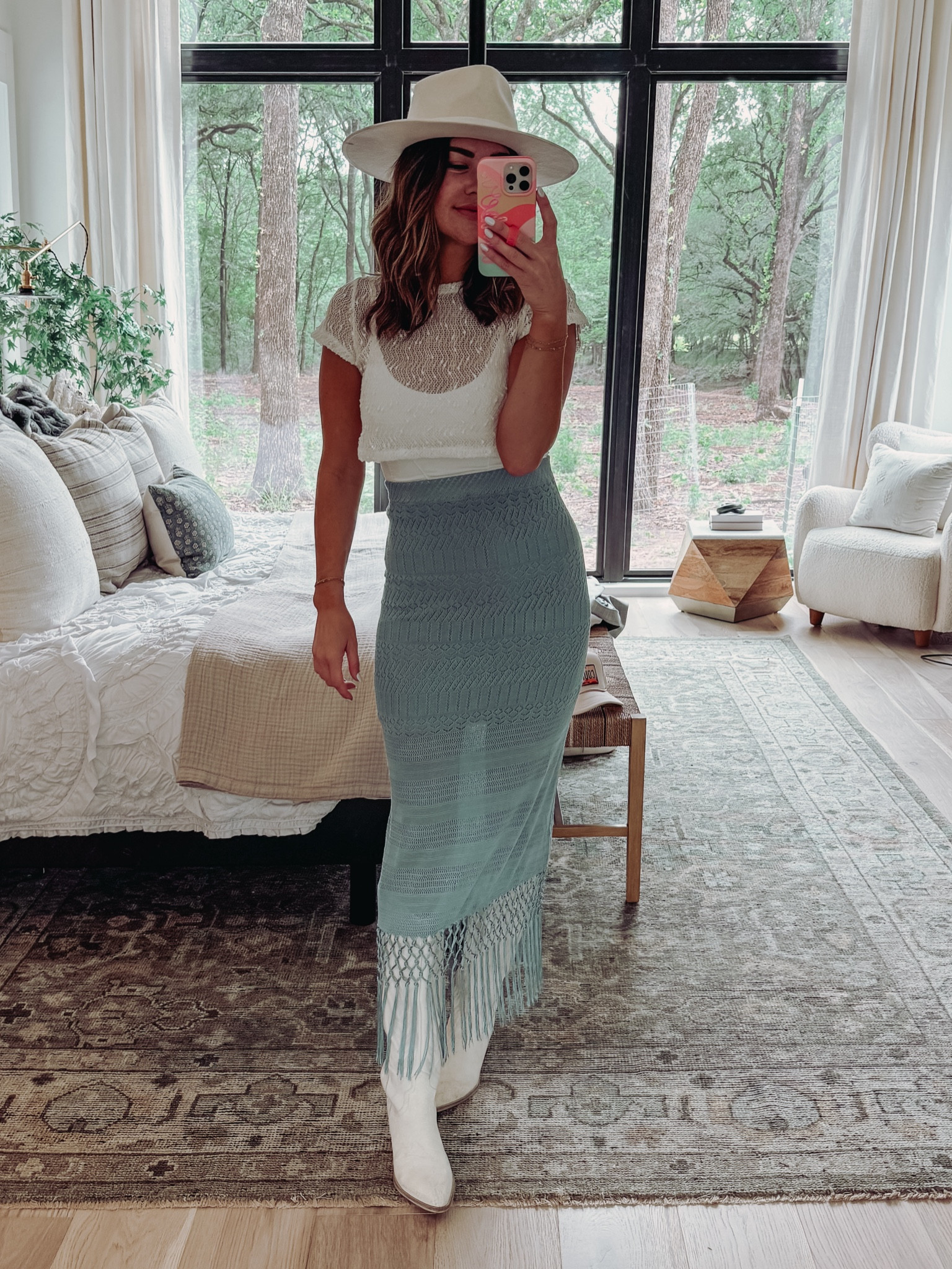 country concert inspo!! love the fridge detail on this stretchy maxi skirt. would be a fantastic with a baby bump!! my top is a size small and definitely a crop top! code: AMBER20

#LTKFestival #LTKSeasonal #LTKFindsUnder50