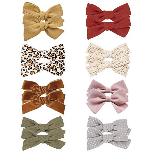 Baby Girl Hair Bow Clips Barrettes, Assorted Hair Accessories Alligator Clip for Little Girls Toddler Kids Teens | Amazon (US)