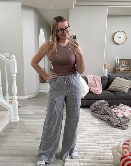 Target haul - linen pants are a dream - fit tts, wearing S - 20% off right now 
Basic tank is soft and stretchy!! Must summer staple 

#LTKfindsunder50 #LTKstyletip