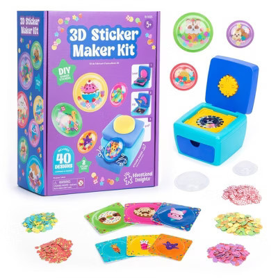 Educational Insights Shaker Sticker Maker: Encourages Creativity for Grades K-10, Includes 87 Plastic Pieces | Target