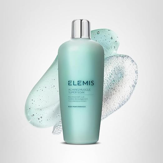 ELEMIS Aching Muscle Super Soak 400ml, Natural Bath Milk Soak To Ease Muscle Aches & Tension | Amazon (US)