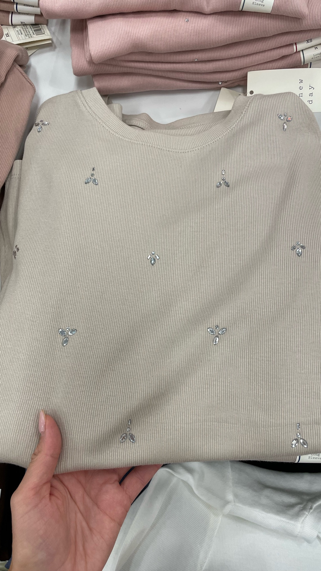 Our fave $15 long sleeve now comes with some fun glitz for the holiday season. Priced right, not cropped, and perfect for work to weekend. Love with denim and a blazer or slacks + blazer for work 

#LTKFindsUnder50 #LTKHoliday #LTKootd