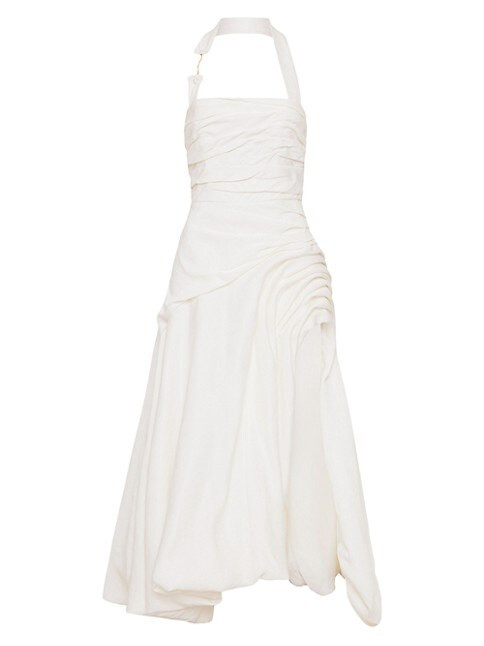 Mika Draped Slit Maxi Dress | Saks Fifth Avenue