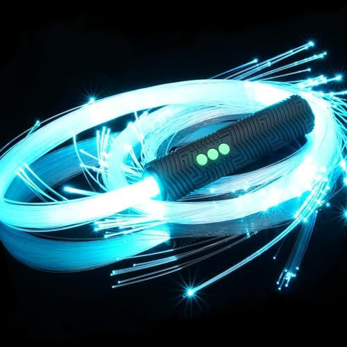 BitWhip Kit Programmable Fiber Optic Whip for Flow Arts & Dance - Includes RGB Critter BT Light +... | Amazon (US)