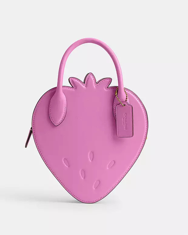 Strawberry Bag In Regenerative Leather | Coach (CA)