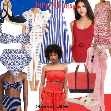 July 4th outfit inspo. July 4th looks. Red, white and blue. Patriotic. July 4th trip. Red white and blue swim. 

#LTKSeasonal #LTKswim #LTKunder50