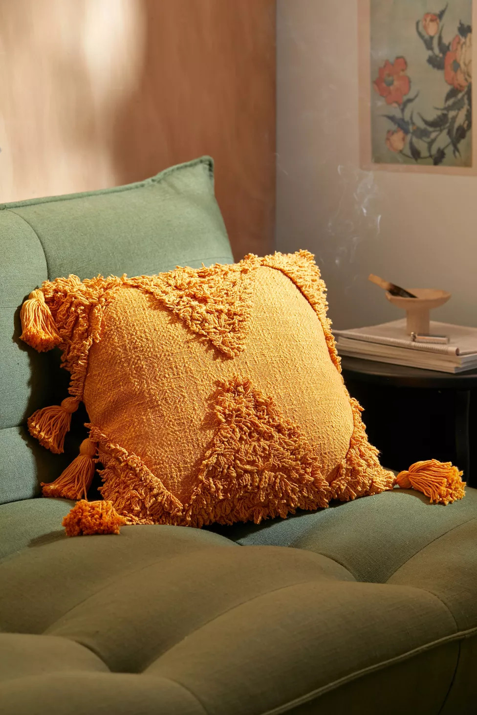 Rumi Shag Throw Pillow | Urban Outfitters (US and RoW)
