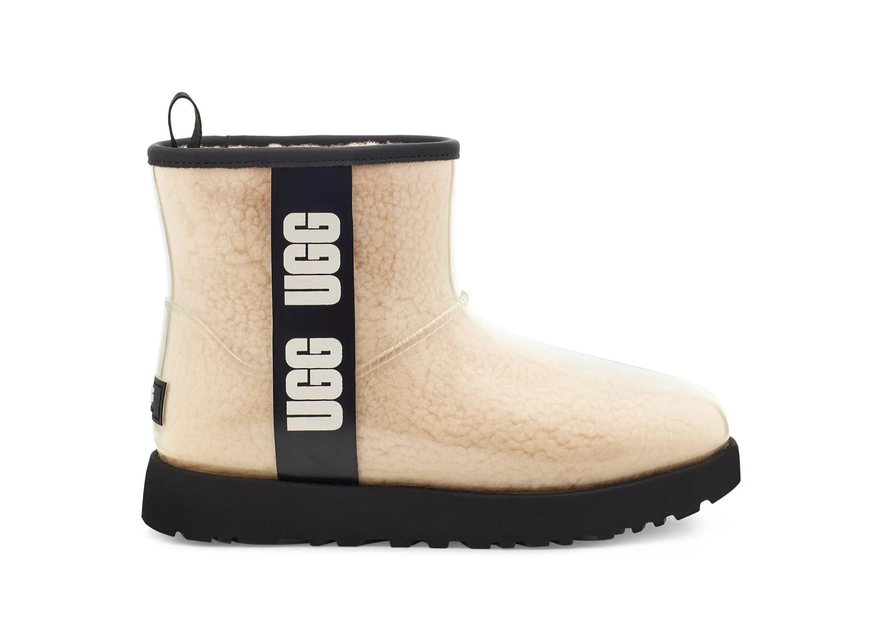 Ugg Women's Classic Clear Mini - 1113190-Nblc - Natural / Black / 10 | Zulily