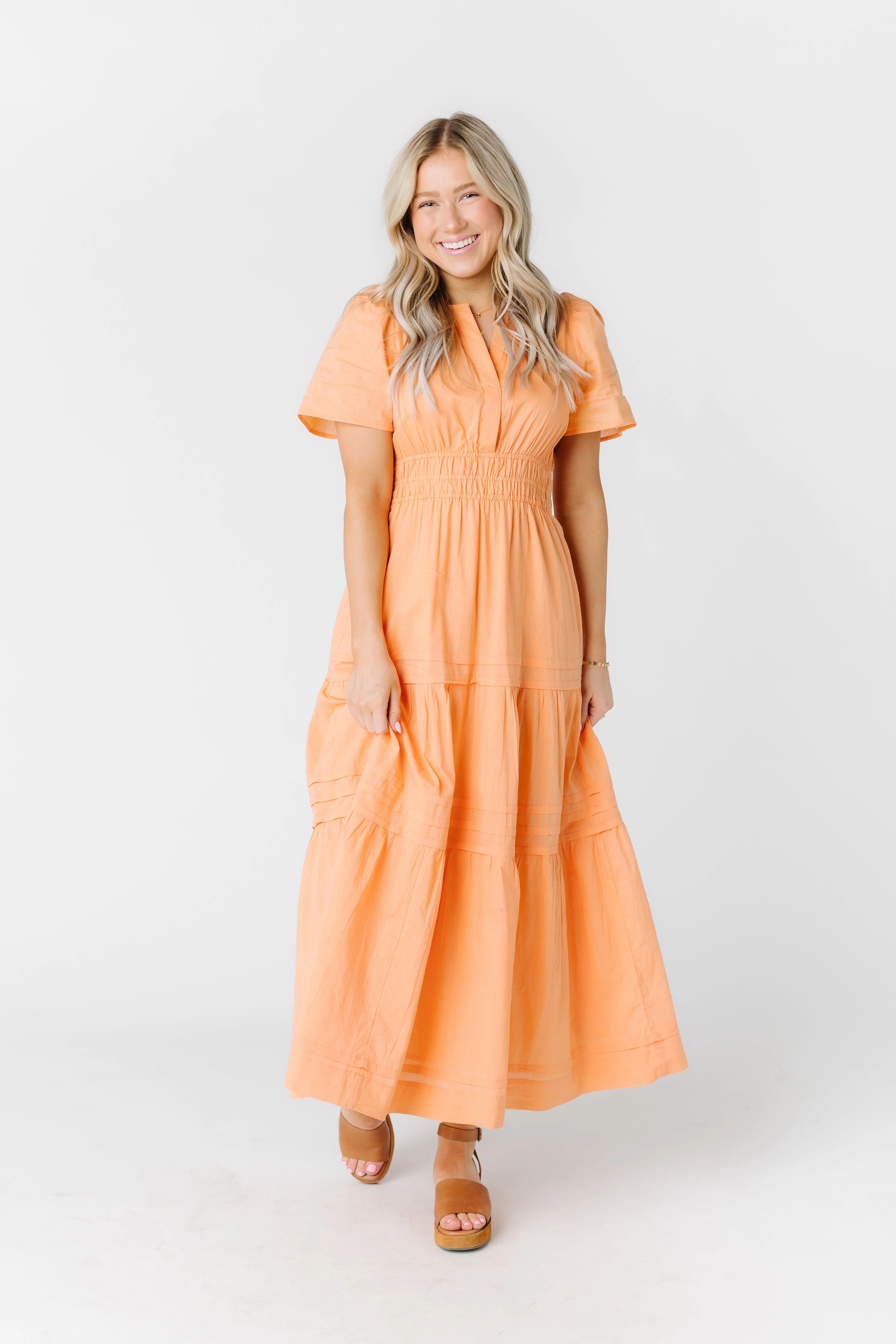 Citrus Shae Tangerine Dress | Called To Surf