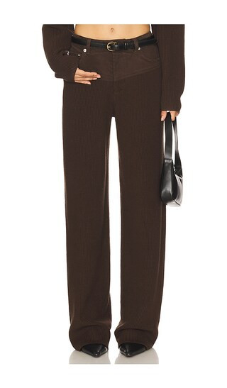SEROYA Chani Pant in Brown. - size XS | Revolve Clothing (Global)