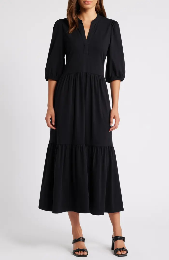 Tiered Organic Cotton Maxi Dress | Nordstrom