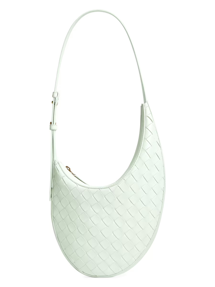 Small Intecciato Leather Hobo Bag | Saks Fifth Avenue