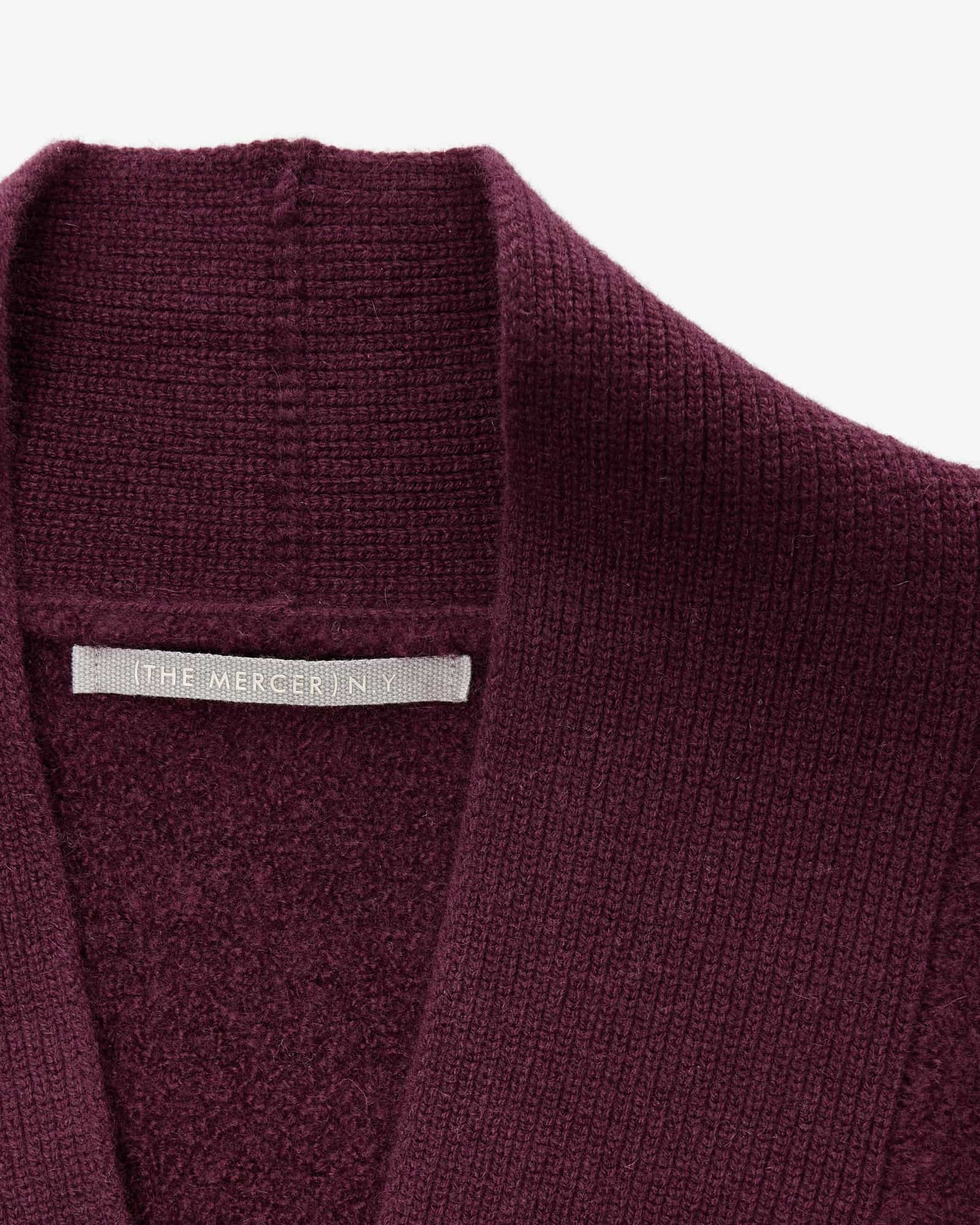 Cashmere-Cardigan für Damen (The Mercer) N.Y. in Bordeaux. Dank dem Cashmere-Mix
erhält das Mod... | Lodenfrey (DACH)