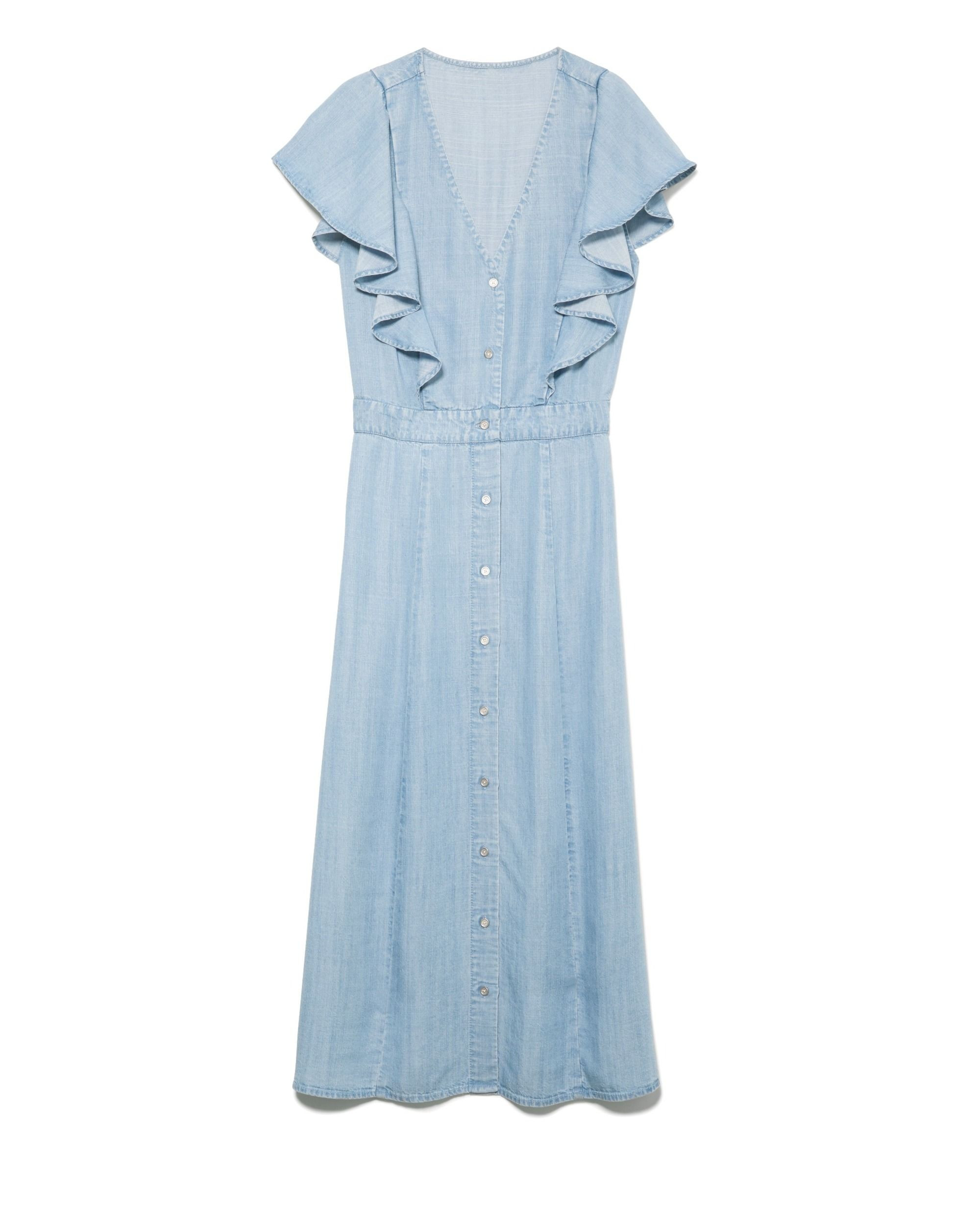 Chambray Button-front Dress | Vince Camuto