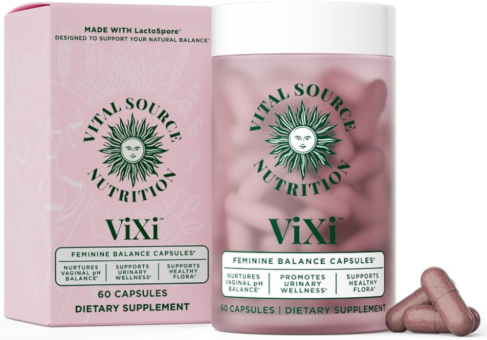 Vital Source Nutrition - ViXi - Feminine Balance Capsules - Vaginal Wellness & pH Support - with ... | Amazon (US)