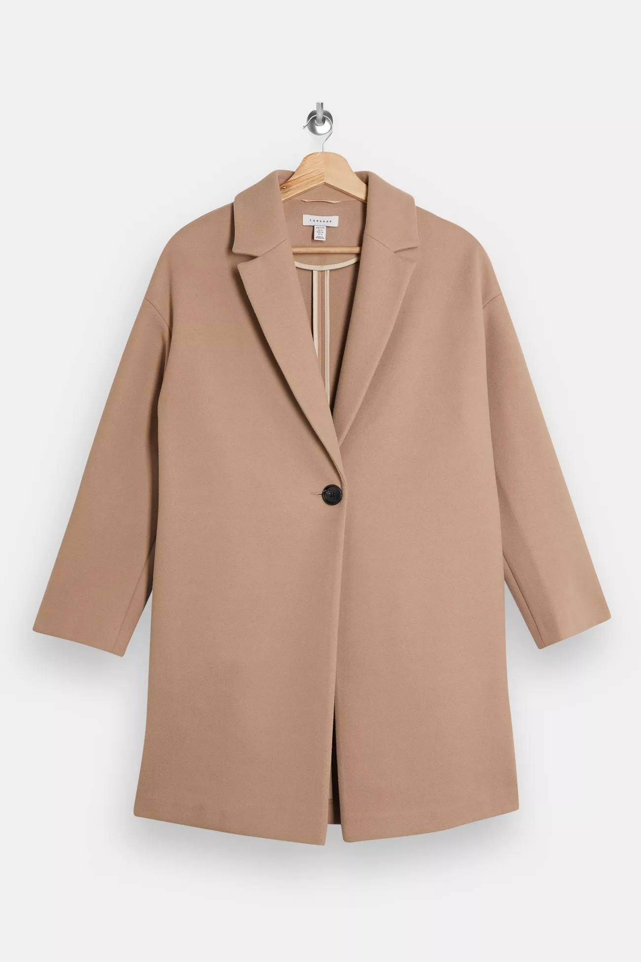 PETITE Oatmeal Coat | Topshop US
