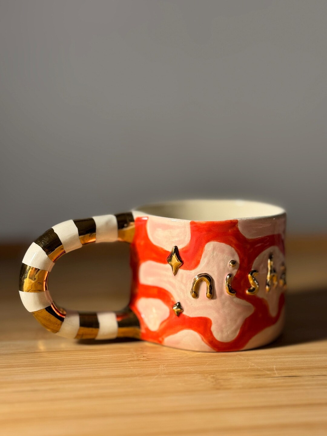 Custom Design Name Ceramic Mug Handmade Personalized Name Christmas Gift Birthday Gift Idea Gift ... | Etsy (US)