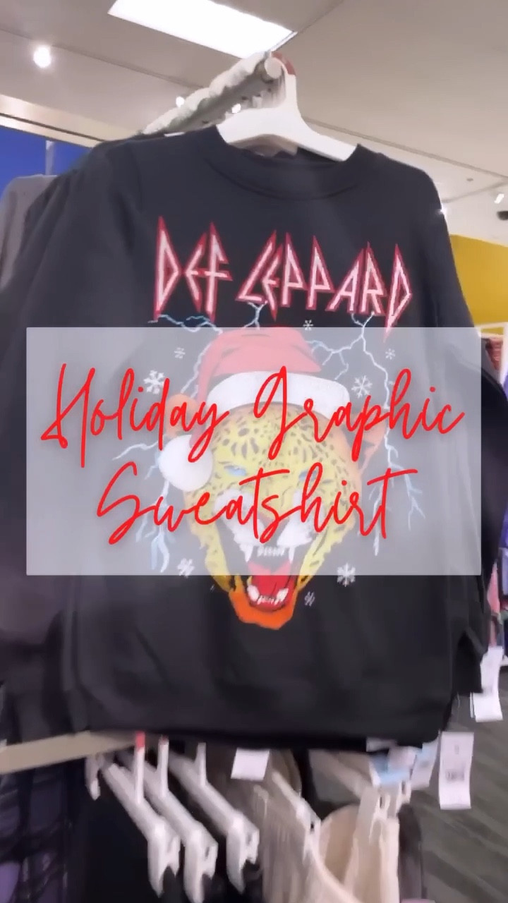 Holiday Graphic Sweatshirt | Target 

I sized up to a large 

#LTKHoliday #LTKCyberweek #LTKSeasonal