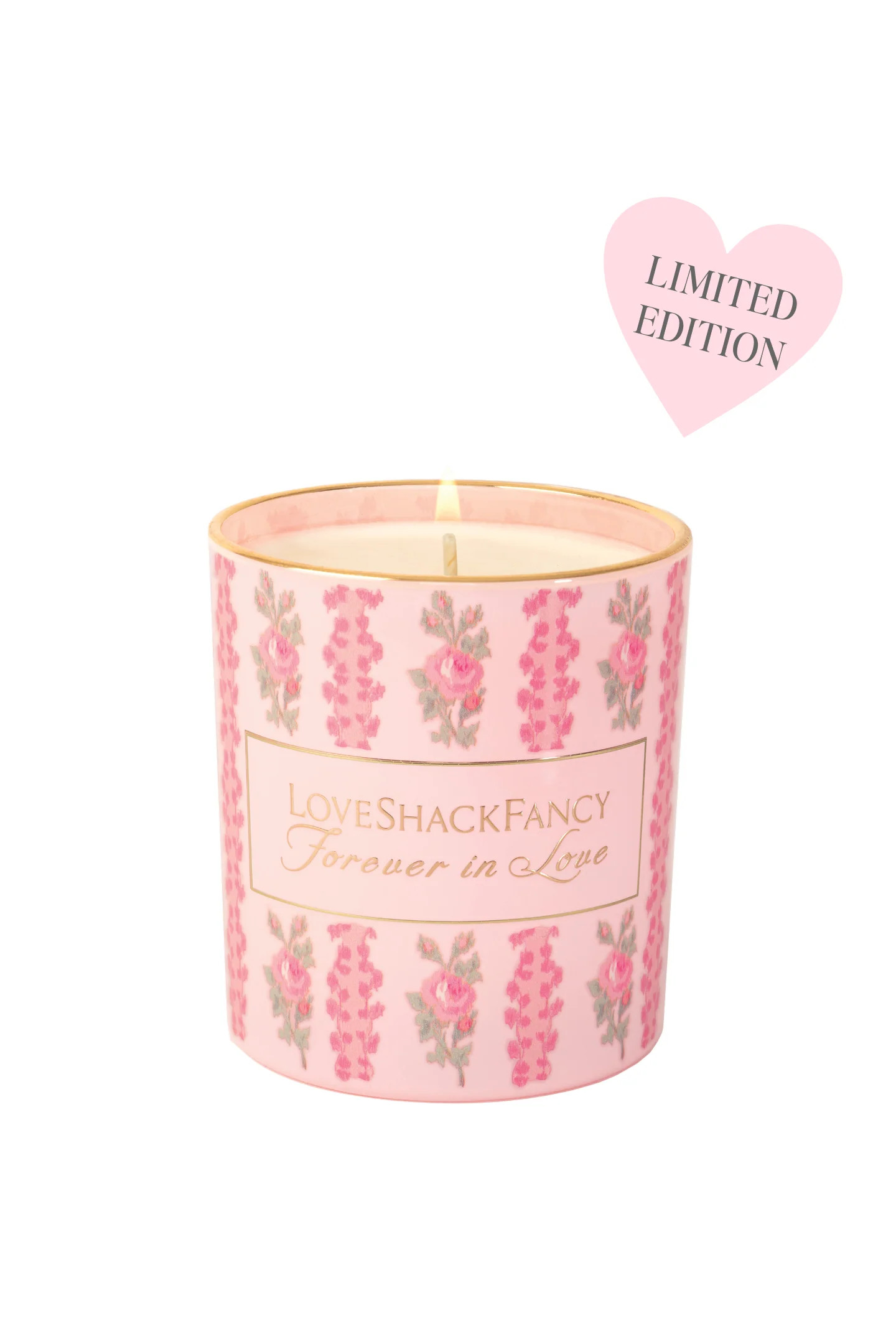 Forever in Love Candle with Green Pear & Gardenia | LoveShackFancy