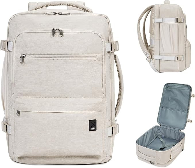 WANDF Travel Backpack For Spirit Airlines Personal Item Bag 18x14x8 with Wet Pocket, 17 Inch Lapt... | Amazon (US)