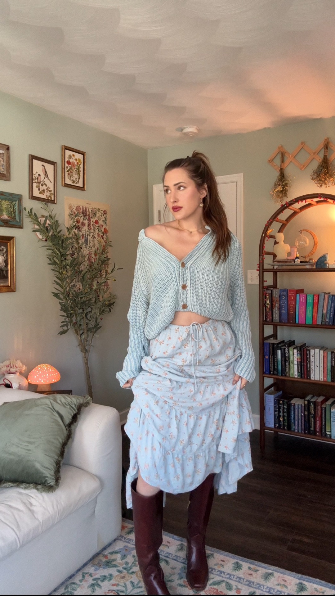 Whimsy girl ootd ✨❄️🍷

#LTKootd #LTKSeasonal #LTKTall