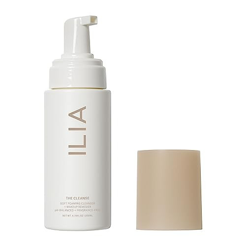ILIA - The Cleanse Soft Foaming Cleanser + Makeup Remover | Non-Toxic, Vegan, Cruelty-Free, Clean Makeup (6.76 fl oz | 200 ml) | Amazon (US)