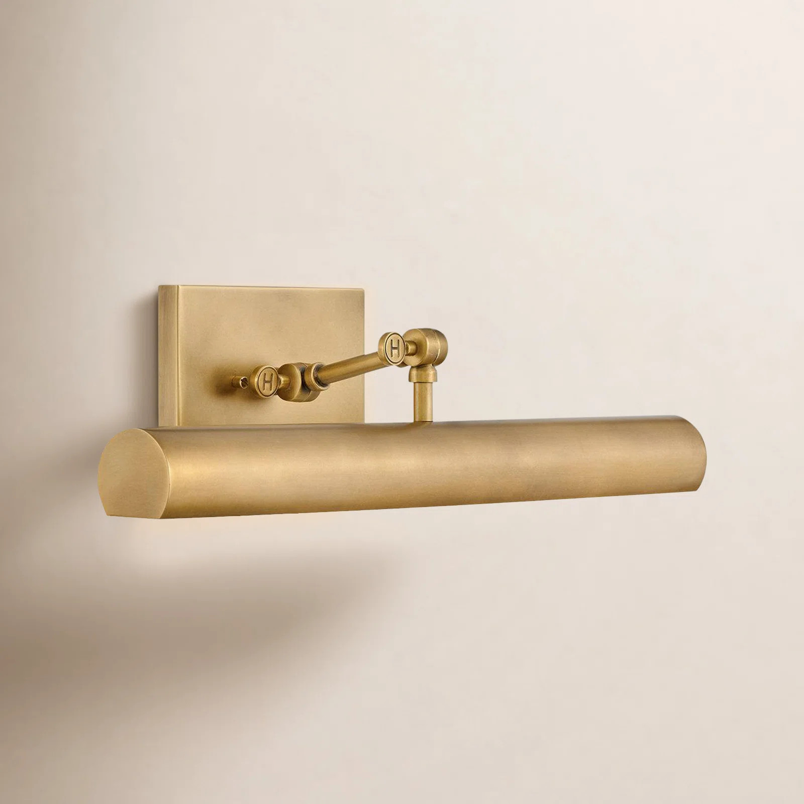 2-Light Adjustable Plug-In Picture Light w/ On/Off Switch | Birch Lane