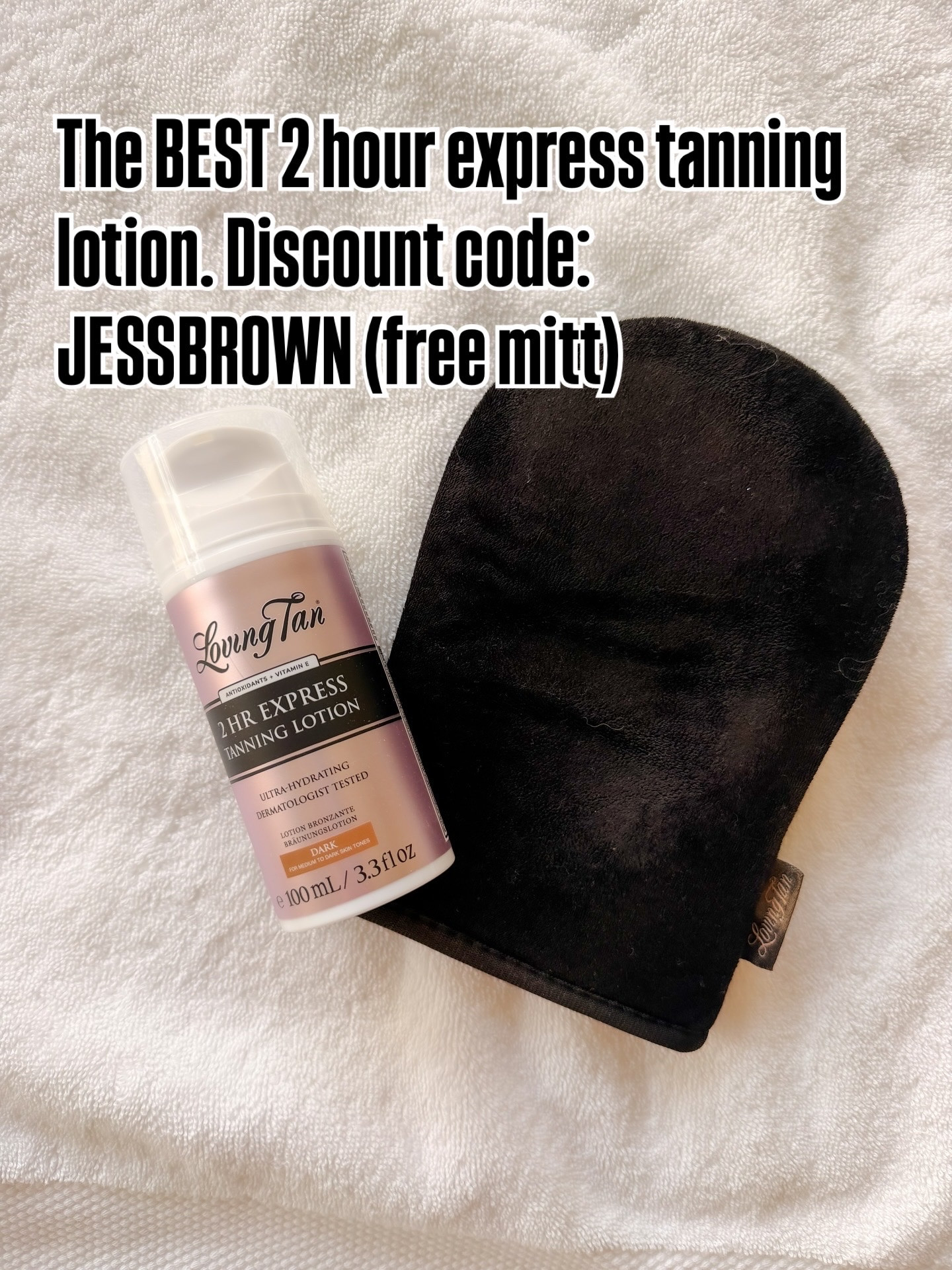 Best two hour express tanning!! Use my code JESSBROWN for a free mitt!! 🩷

#LTKgrwm #LTKootd #LTKOver40