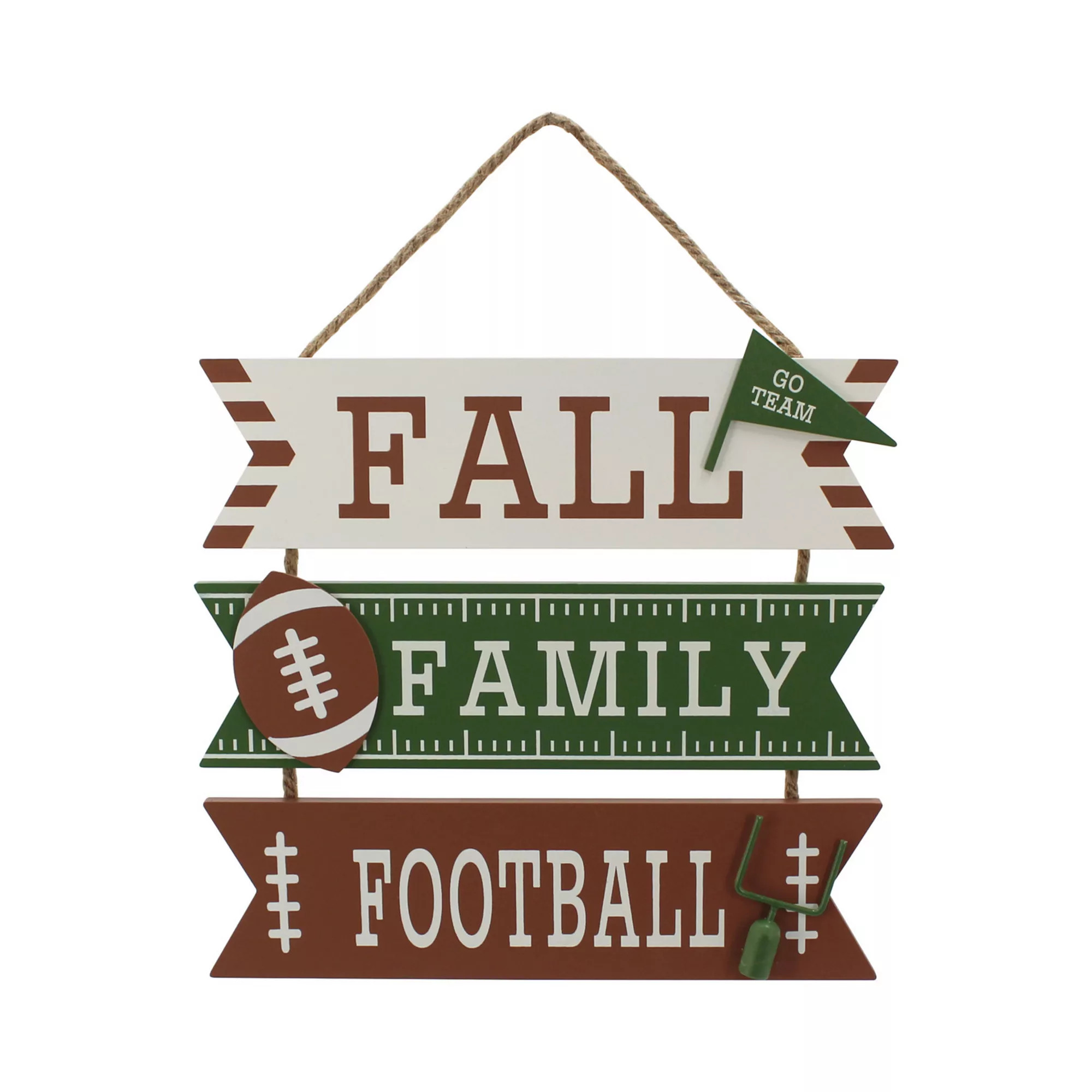 Celebrate Together™ Fall Family Football Wall Decor, Multi | Kohl's