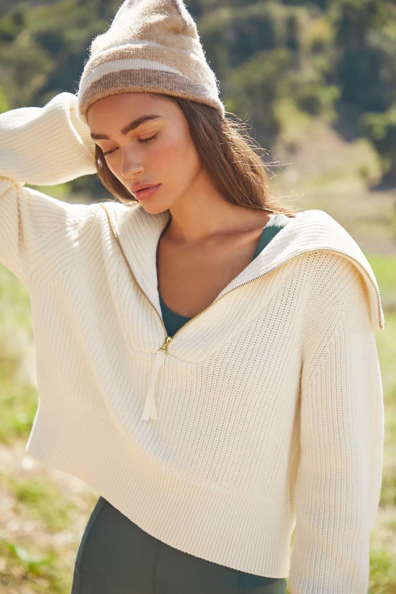 Varley Mentone Half-Zip Knit Pullover | Anthropologie (US)