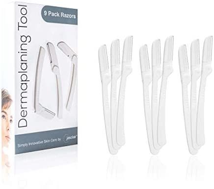 Dermaplaning Tool (9 Count) – Easy to Use Dermaplane Razor For Face – Practical Hair Remover ... | Amazon (US)