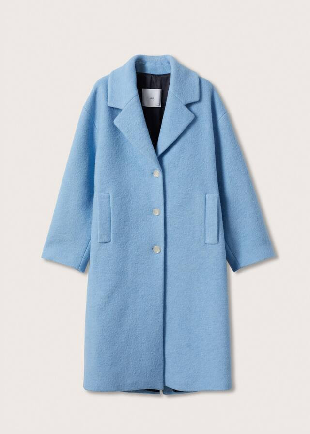 Woolen coat with belt | MANGO (US)