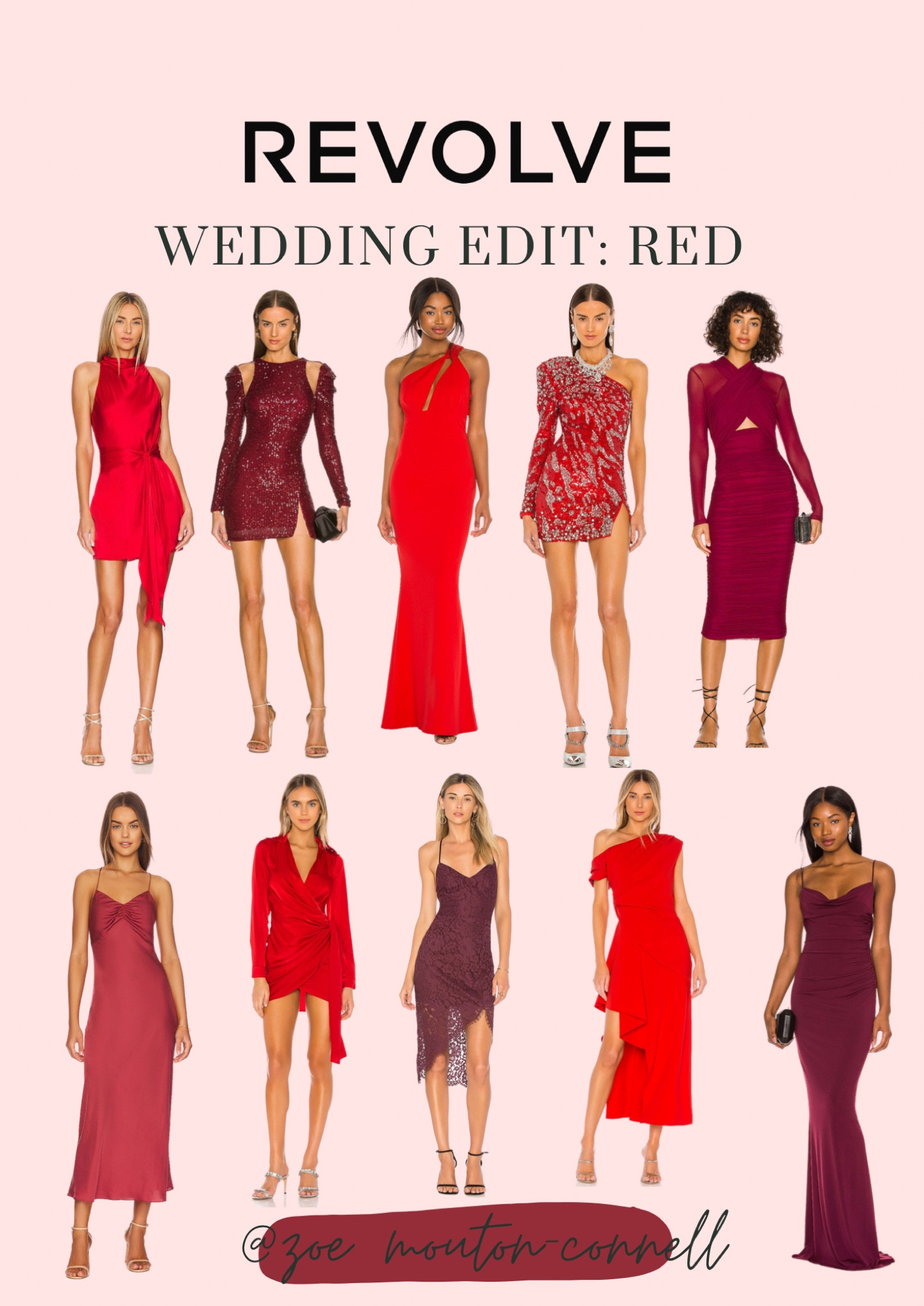 RED HOT wedding guest and formal dress options from REVOLVE! Some of these can be dressed down while others are definitely more glamorous. Consider the jewel decorated look for a gatsby ball or roaring 20s party! 

#LTKwedding #LTKSeasonal #LTKstyletip