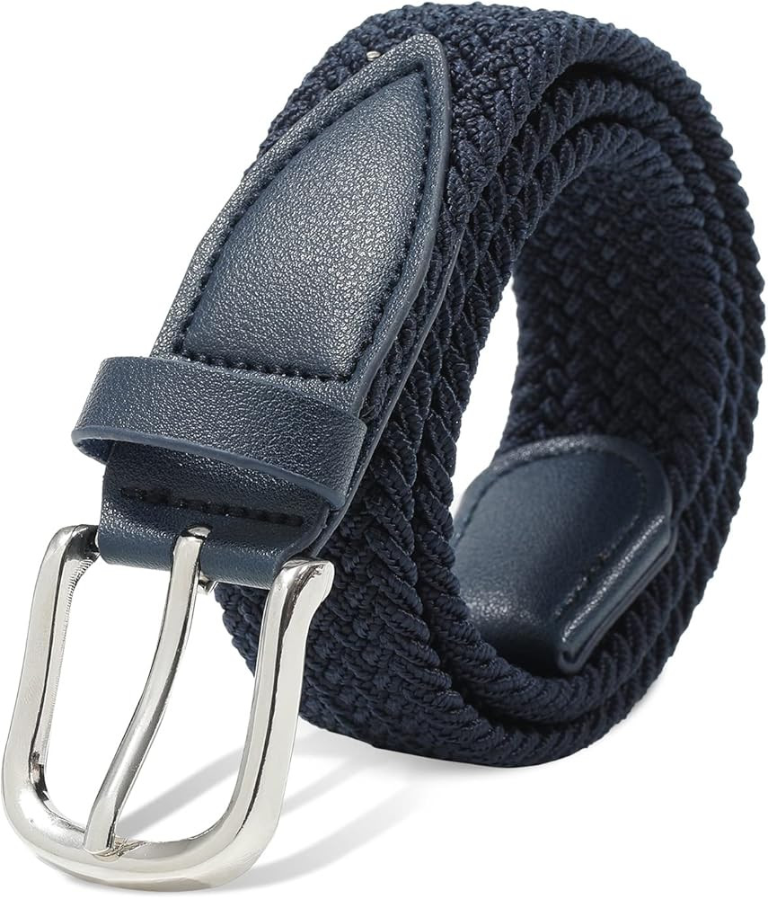 AWAYTR Kids Elastic Braided Belt - Pin Buckle Stretch Golf Baseball Belts for Boys and Girls Aged... | Amazon (US)