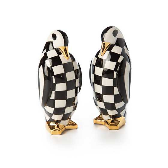 Checkmate Penguin Salt & Pepper Set | MacKenzie-Childs