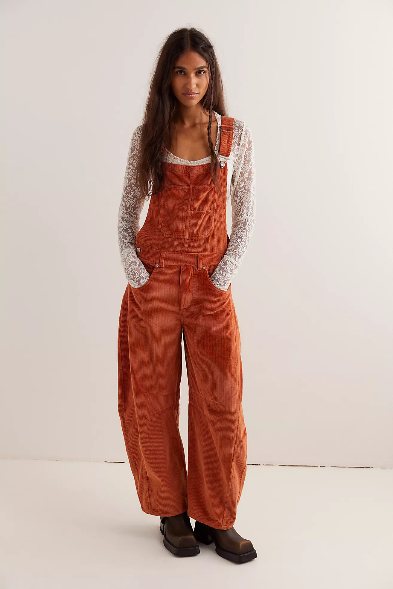 We The Free Good Luck Cord Overalls | Free People (Global - UK&FR Excluded)