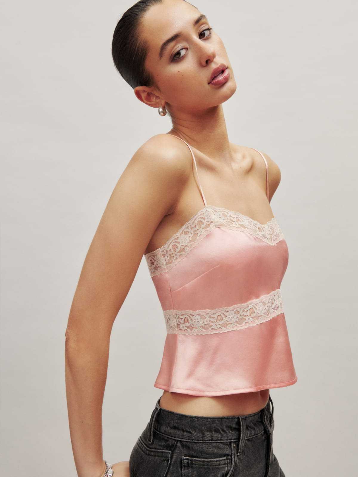 Lane Silk Top | Reformation (Global)