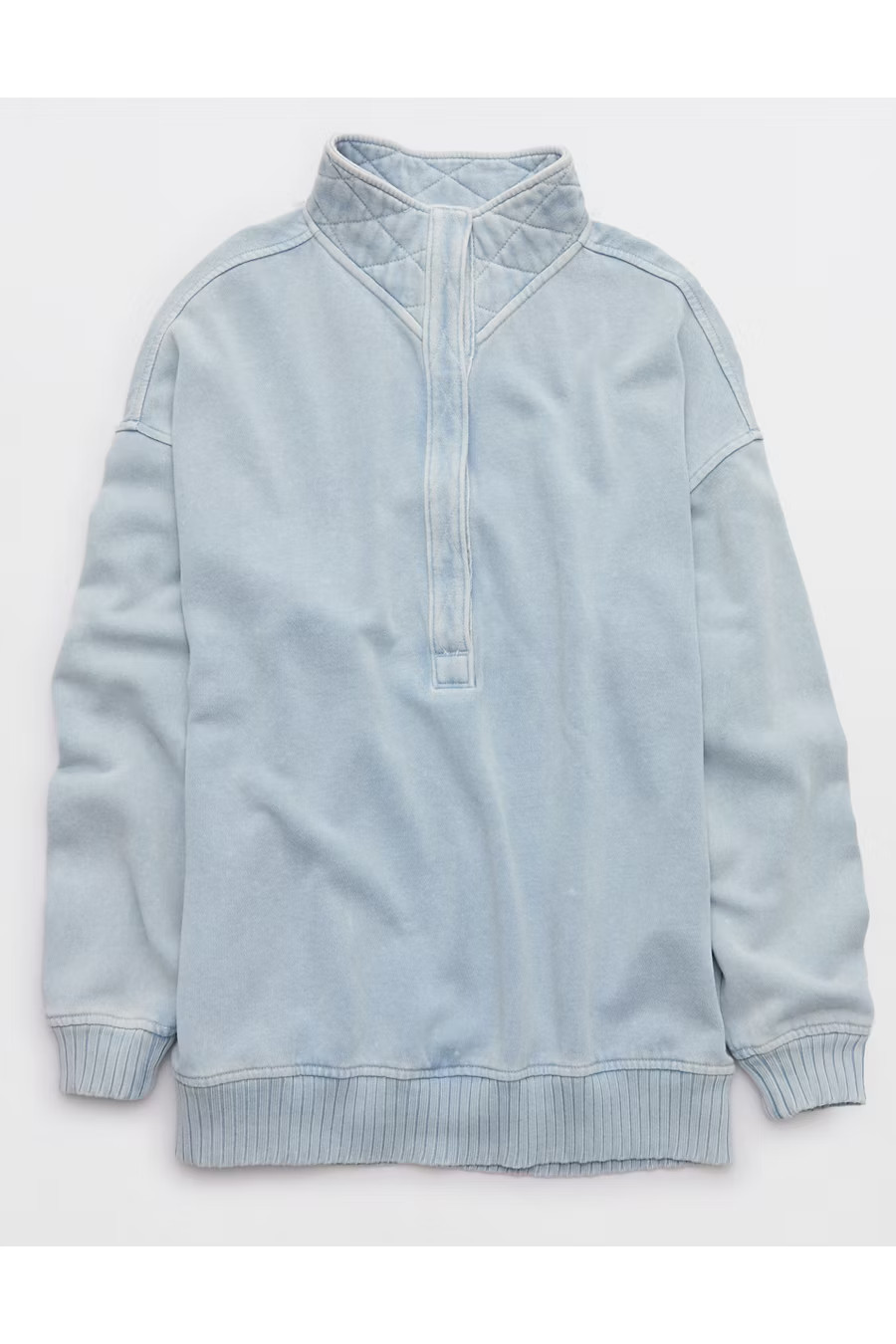 Aerie Oh Snap! Sweatshirt Women's Cloud Wash XL | Aerie