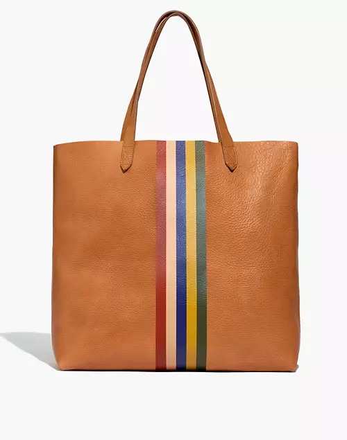 The Transport Tote: Rainbow Stripe Edition | Madewell