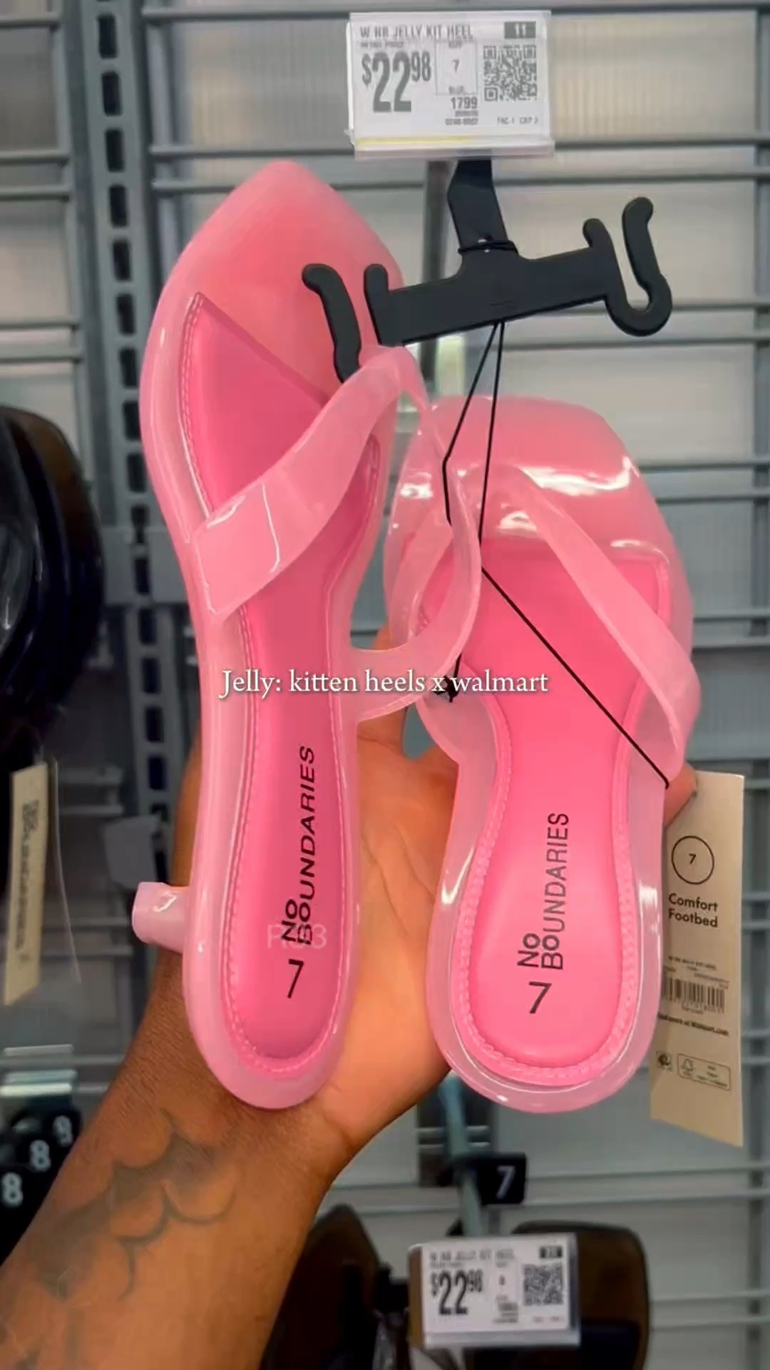 These Pink Walmart women jelly kitten heels are so pinkish!!💕💕
#walmartfinds #noboundaries #heels #walmart

#LTKootd