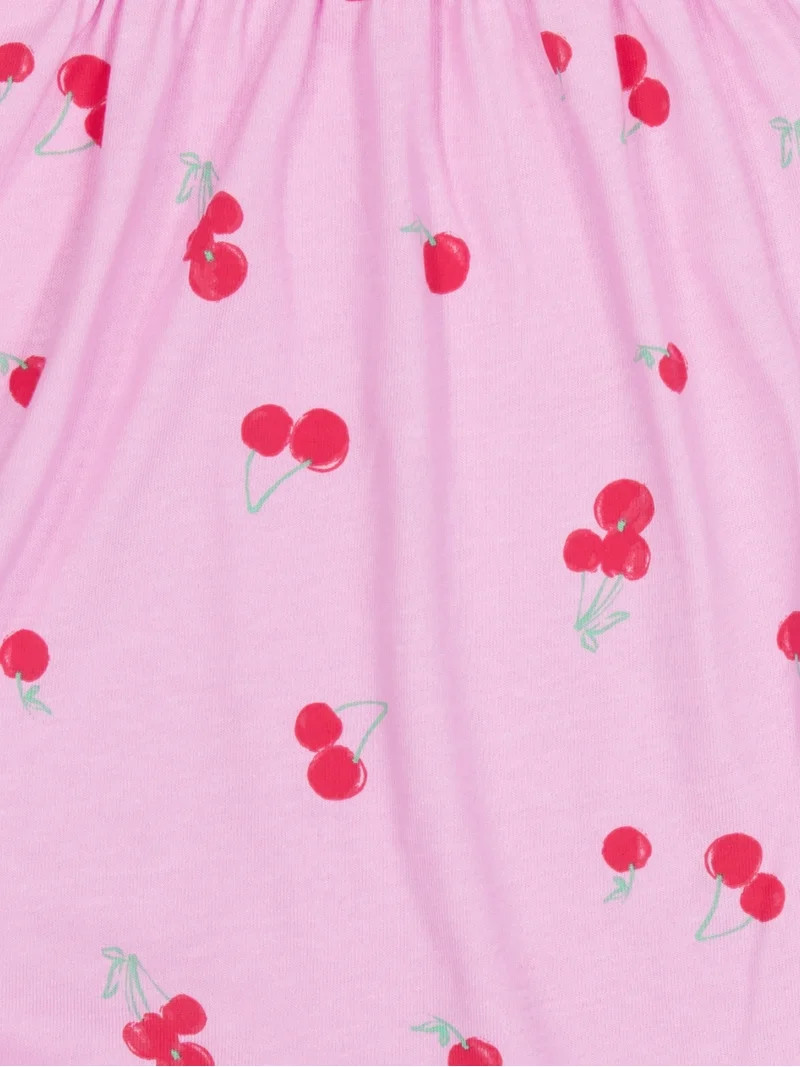 Wonder Nation Girl's Short Sleeve Play Dress, Sizes 4-18 & Plus | Walmart (US)