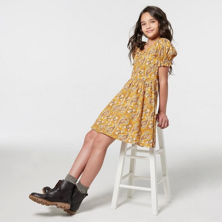 Paisley Puff Sleeve Dress | Janie and Jack