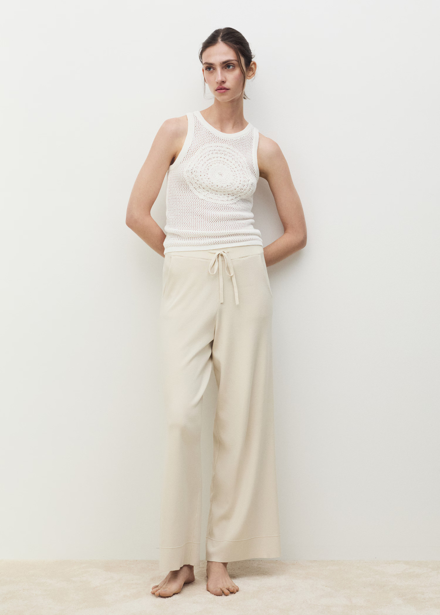 Cotton crochet top - Women | MANGO United Kingdom | MANGO (UK)