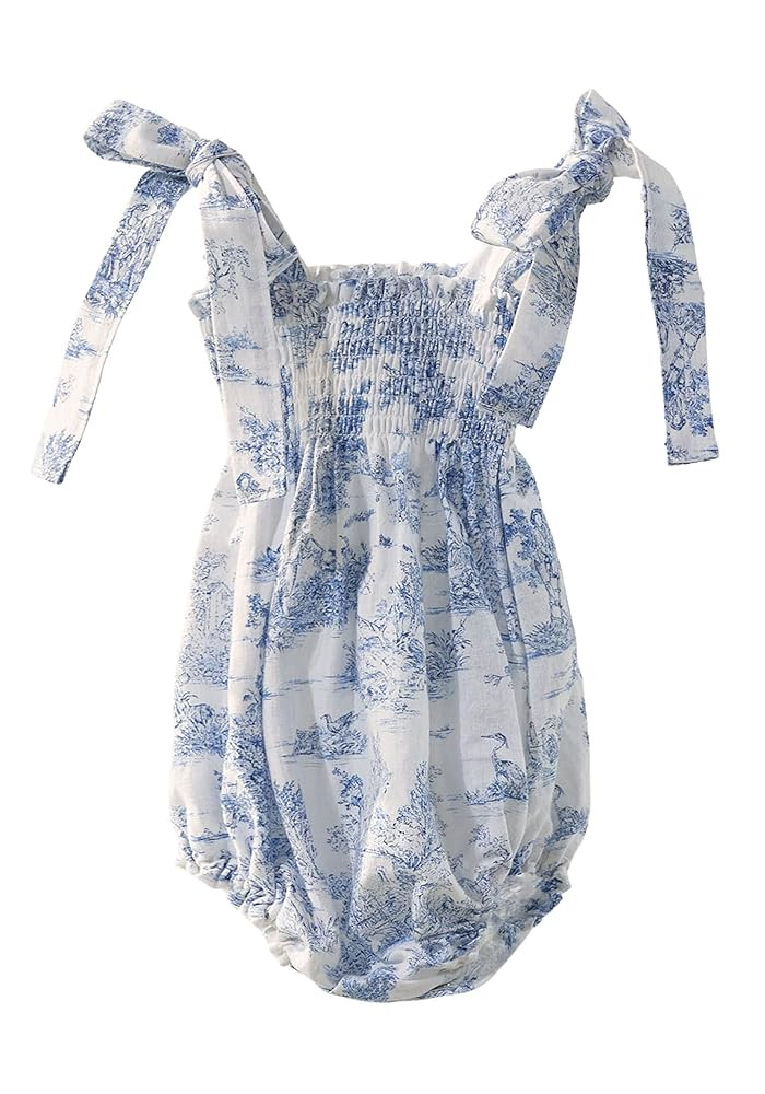 NOTHING FITS BUT Baby’s Classic Linen Cotton Dress, Yunji Onesie, Infant’s Casual Frock | Amazon (US)