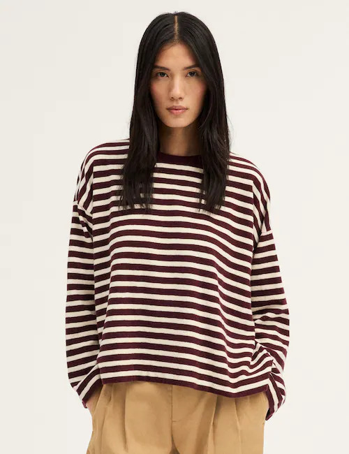 Easy Crewneck Long-Sleeve Tee in Sunday Slub | Madewell