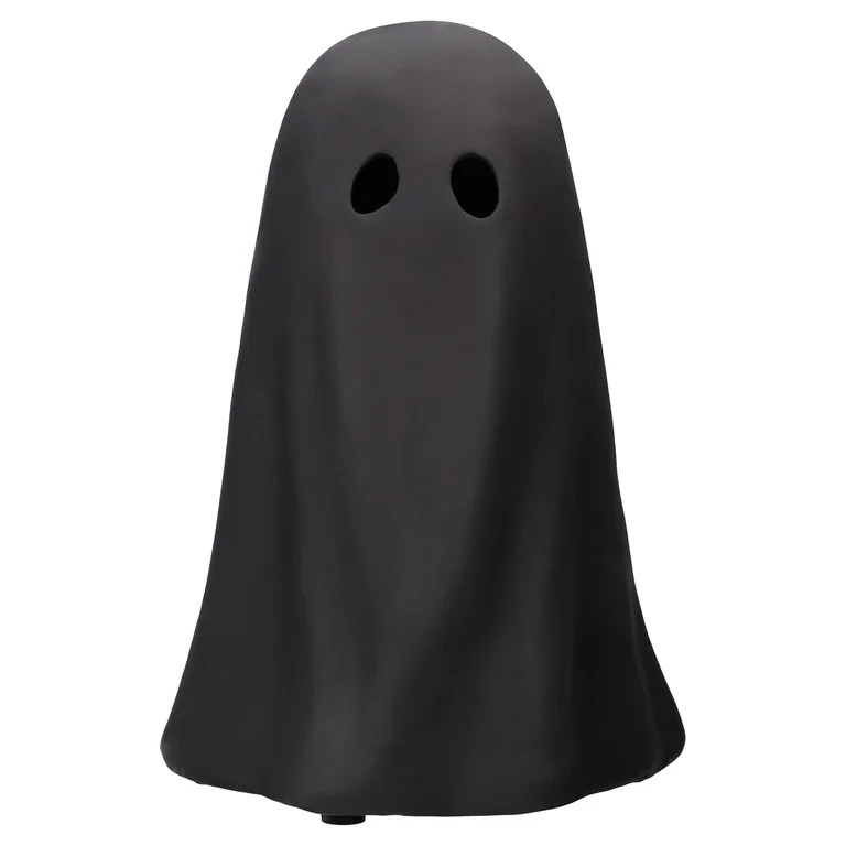 Paper Mache Ghost Decoration, Black, 11", Halloween by Way To Celebrate | Walmart (US)