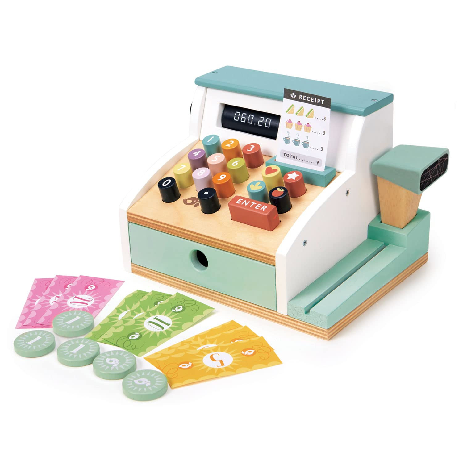 Tender Leaf Toys - General Stores Till - Juego completo de madera con escáner inspira juegos de ... | Amazon (US)